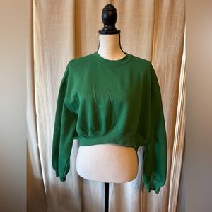Zara Vibrant Green Top
